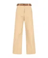Dries Van Noten Belt Loop Track Pants In Nude