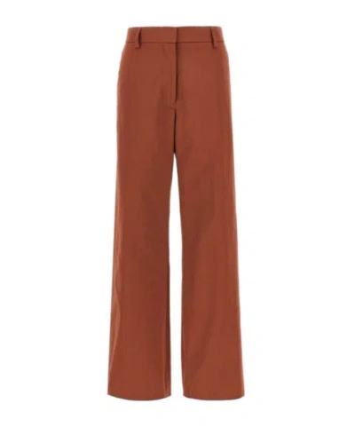 DRIES VAN NOTEN DRIES VAN NOTEN MID-WAISTED TAFFETA TROUSERS