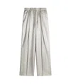 Dries Van Noten Belt Loop Track Pants In White