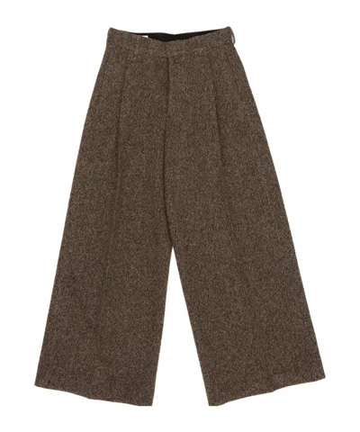 Dries Van Noten Belt Loops Casual Pants In Brown
