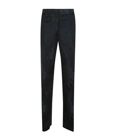 DRIES VAN NOTEN BELT LOOPS SLACKS