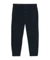 Dries Van Noten Belt Loops Slacks In Navy Blue
