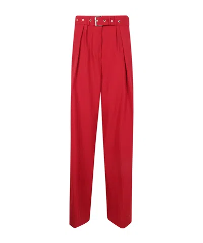 DRIES VAN NOTEN BELTED CASUAL PANTS