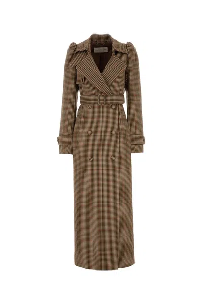 Dries Van Noten Belted Coat In Rust