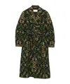 Dries Van Noten Belted Coat In Green