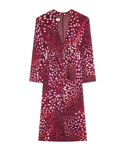 DRIES VAN NOTEN BELTED DRESS