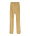 Dries Van Noten Camel Viscose Blend Pant In Nude