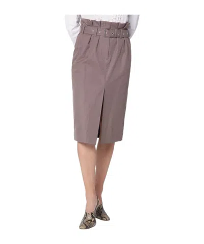 DRIES VAN NOTEN BELTED SKIRT