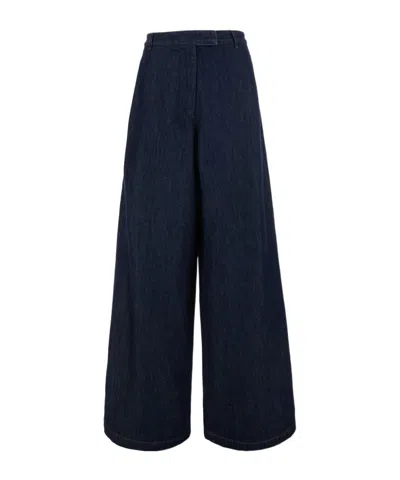 Dries Van Noten Belt-loop Jeans In Blue