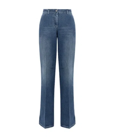 Dries Van Noten Belt-loop Jeans In Blue