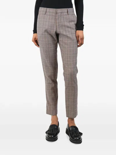 Pre-owned Dries Van Noten Belt-loop Pattern Trousers In Brown