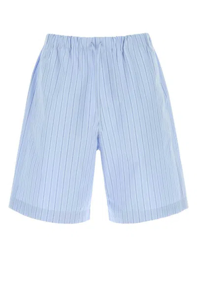 Dries Van Noten Bermuda In Blue