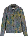 Dries Van Noten Long-sleeved Suit Jacket In Yellow