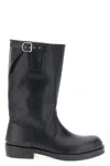 Dries Van Noten Men Biker Boots In Black