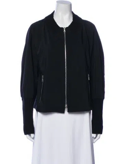 Pre-owned Dries Van Noten Biker Jacket In Black