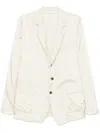Dries Van Noten 1427 M.w.jacket Nav In Grey