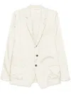 Dries Van Noten 1427 M.w.jacket Nav In Grey