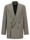 Dries Van Noten 'bishop' Blazer Featuring Notch Lapel In Cem