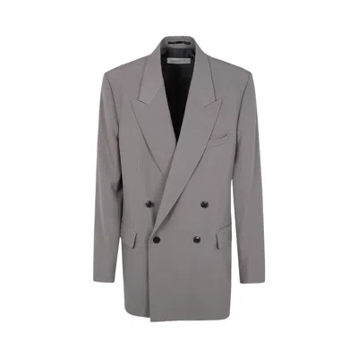 Pre-owned Dries Van Noten Bishop Jacket 'cement' | Grey | Men's Size S