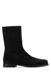 Dries Van Noten Calfhair Block Heel Ankle Boots