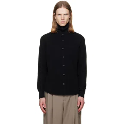 Dries Van Noten Cashmere Monaco Cardigan Long Sleeves Pockets In Black