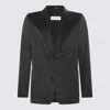 Dries Van Noten Black Cotton Blend Blazer