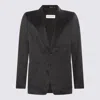 Dries Van Noten Black Cotton Blend Blazer