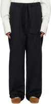 Dries Van Noten Pannoch Cargo Pants In 900 Black