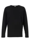 Dries Van Noten Hubbot Long-sleeved Crewneck T-shirt In Black