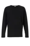 Dries Van Noten Hubbot Long-sleeved Crewneck T-shirt In Black
