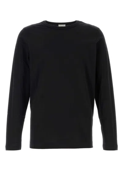 DRIES VAN NOTEN BLACK COTTON HUBBOT T-SHIRT