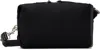 Dries Van Noten Black Cotton Messenger Bag In Black