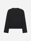Dries Van Noten Black Cotton Oversized Sweatshirt