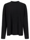 Dries Van Noten Long Sleeve Crew Neck Relaxed Fit T-shirt In Black