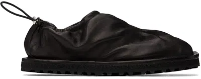 Dries Van Noten Black Adjustable Loafers