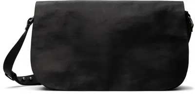 Dries Van Noten Black Flap Bag In 900 Black