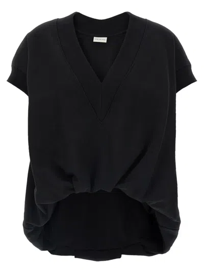 DRIES VAN NOTEN BLACK HANN SWEATSHIRT