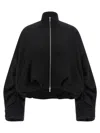 Dries Van Noten Women Haqua Cotton Bomber Jacket In Black