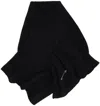 Dries Van Noten Black Knit Scarf In 900 Black