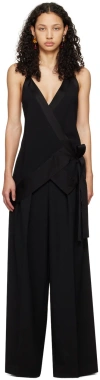 Dries Van Noten Black Knotted Tank Top In 900 Black
