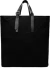 Dries Van Noten Black Large Canvas Tote In 900 Black