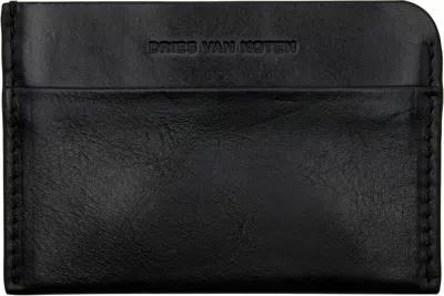 Dries Van Noten Black Leather Card Holder