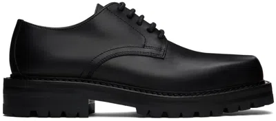 Dries Van Noten Black Leather Derbys