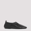 Dries Van Noten Soft Black Leather Loafers With Squared Toe In Black