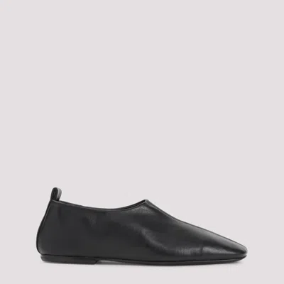 Dries Van Noten Black Leather Loafers