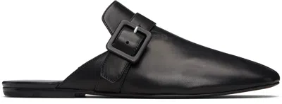 Dries Van Noten Black Leather Loafers