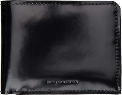 Dries Van Noten Black Leather Wallet