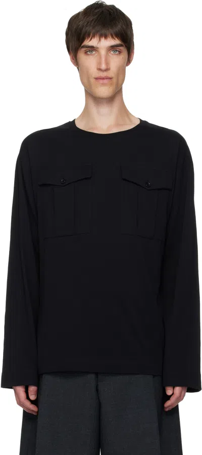 Dries Van Noten Black Long Sleeve T-shirt