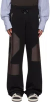 Dries Van Noten Black Loose-fit Sweatpants In 900 Black