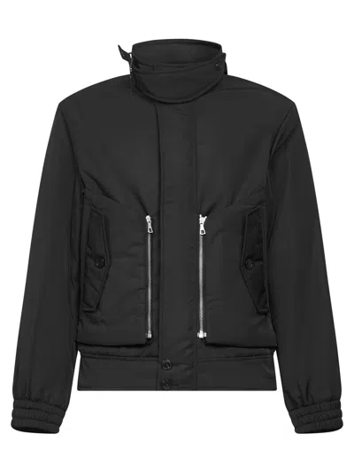 Dries Van Noten Black Nylon Shell Jacket